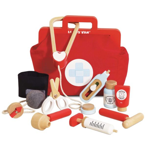 Le Toy Van Vintage Doctor Roleplay Wooden Kit - Image 2
