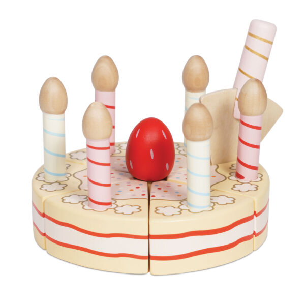 Le Toy Van Sliceable Birthday Cake & Candles - Image 4